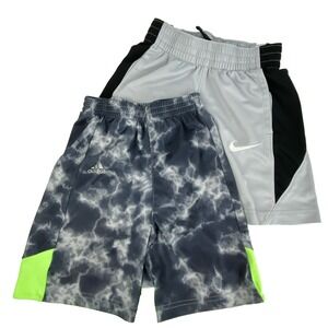 Boys' Nike Dri-Fit Shorts 4 - 5 Years XS and Adidas Shorts 5 - Swim Trunks